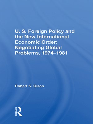 cover image of U.S. Foreign Policy and the New International Economic Order